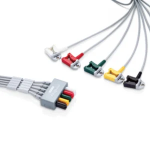 Провода ЭКГ, 5 отведений, зажим, взрослый/детский, TPU, IEC, длинный, 1 м/1,4 м Mindray