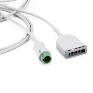 Магистральный кабель ЭКГ: 3/5 отведений, взр/дет, 12 Pin, защита от дефибрилляции, AHA/IEC Mindray