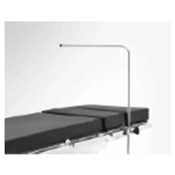 Анестезиологический экран, Г образной формы (цельная, с квадратным универсальным зажимом)Поставляется только в составе стола, на выбор 1 из трёх возможных рамок. Отдельно не продаётся.